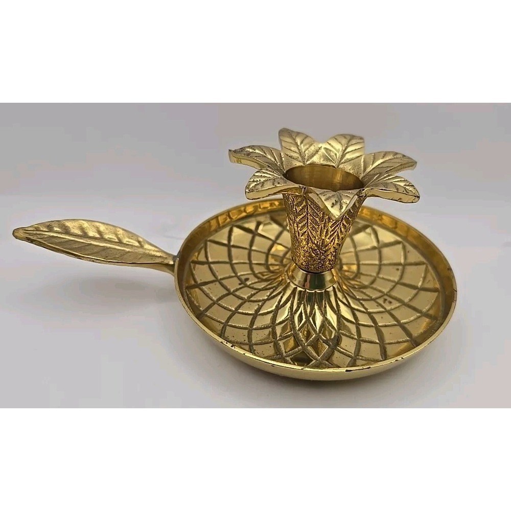 Hand Made Solid Brass Pineapple Candle Holder Made in India